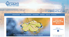 Desktop Screenshot of optionsbehavioralhealthsystem.com