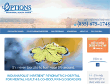 Tablet Screenshot of optionsbehavioralhealthsystem.com